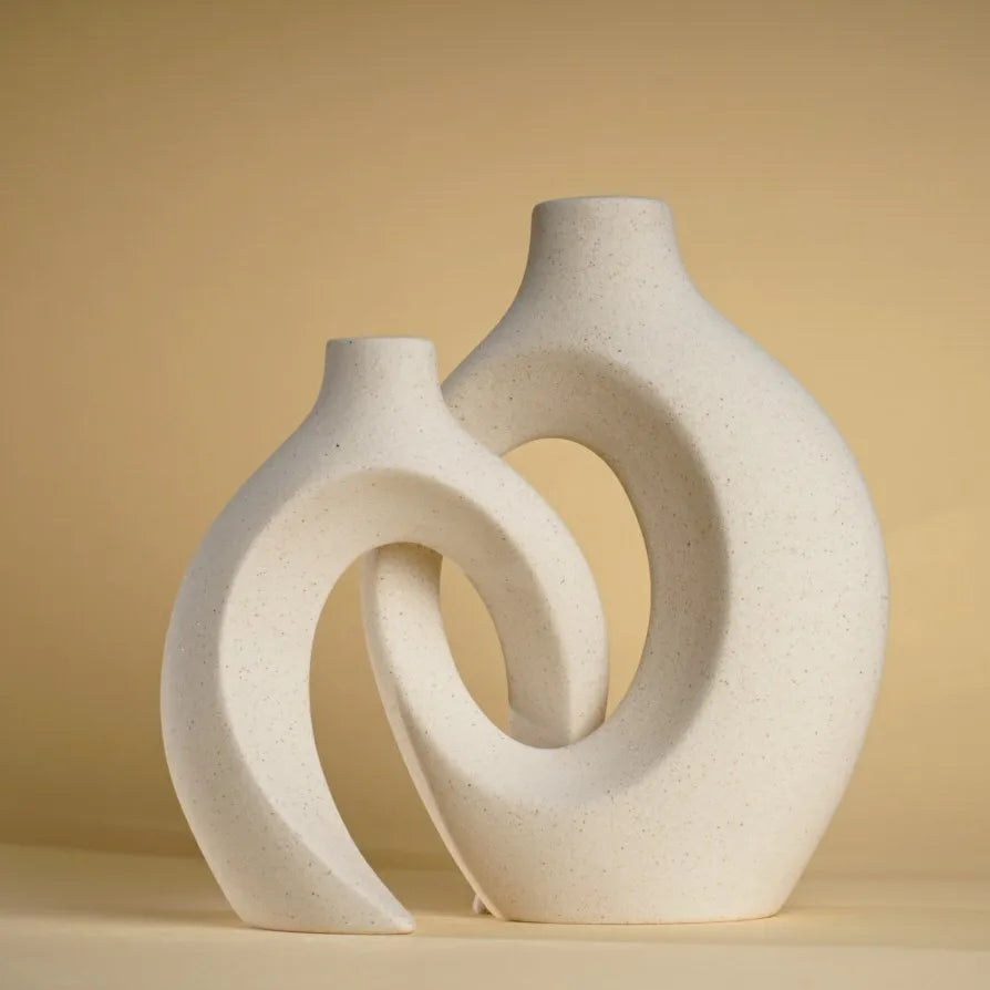 Large Luxury Ceramic Vase Set