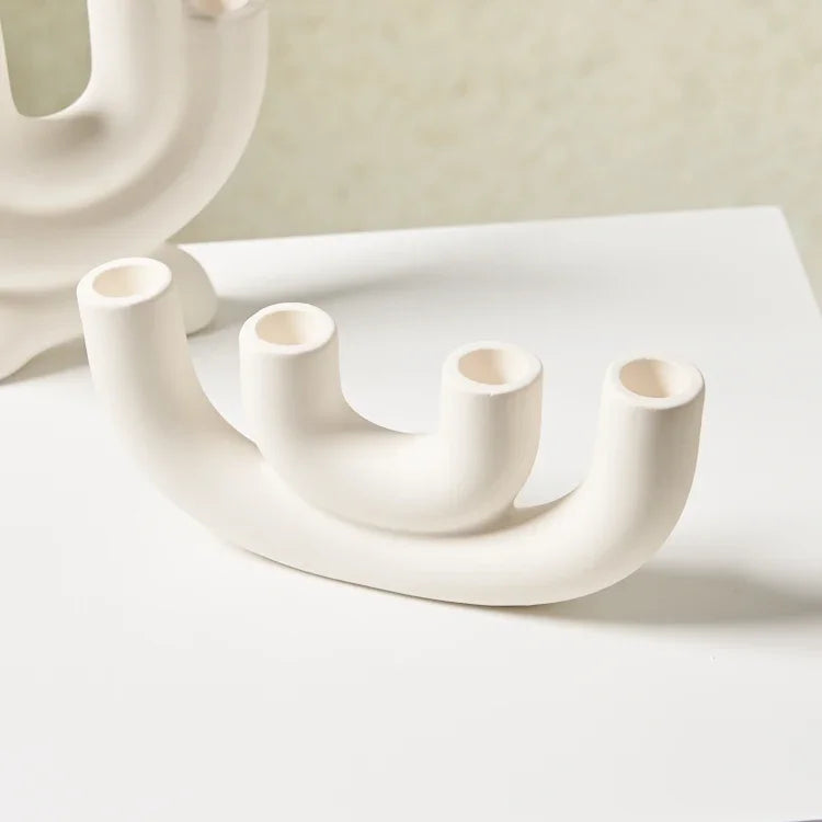 Ceramic Candlestick Holder