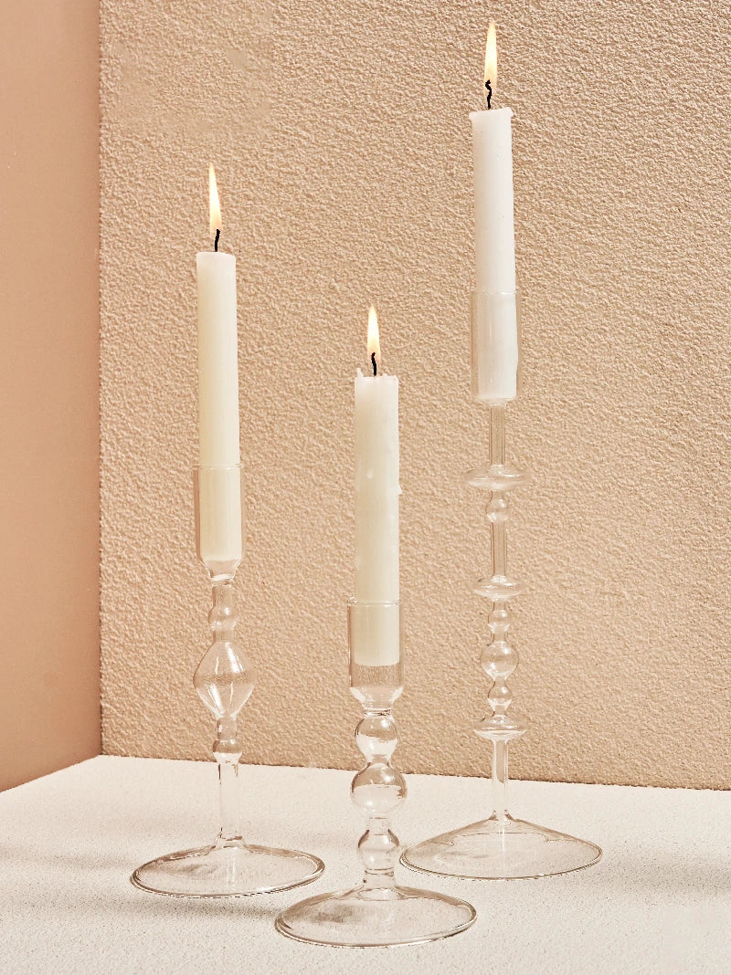 Modern Nordic Glass Candle Holder