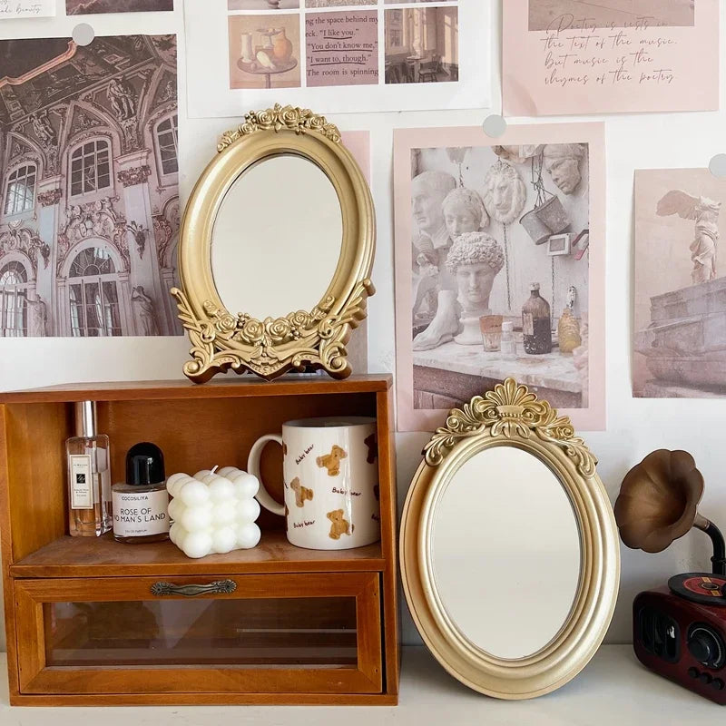 Rustic French Carved Mirror