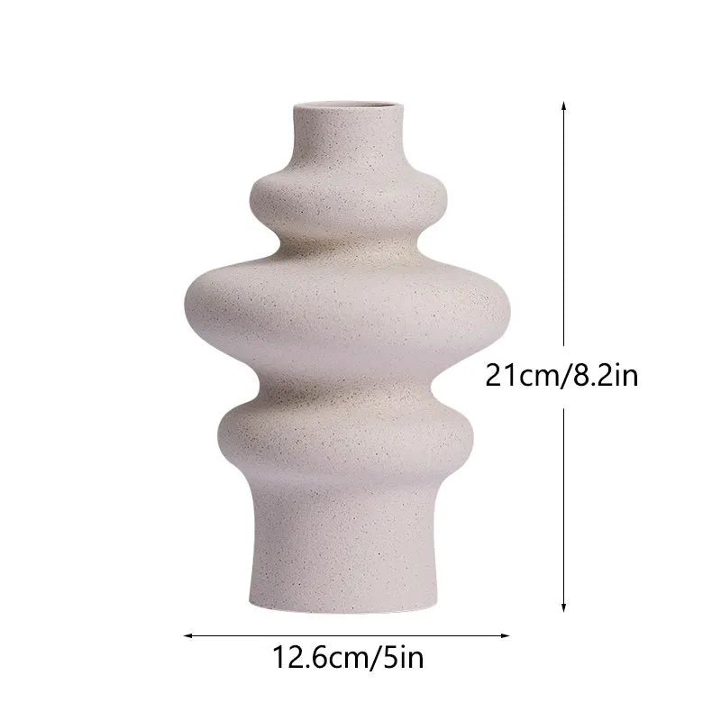 Minimalist Ceramic Vases for Dried Flowers