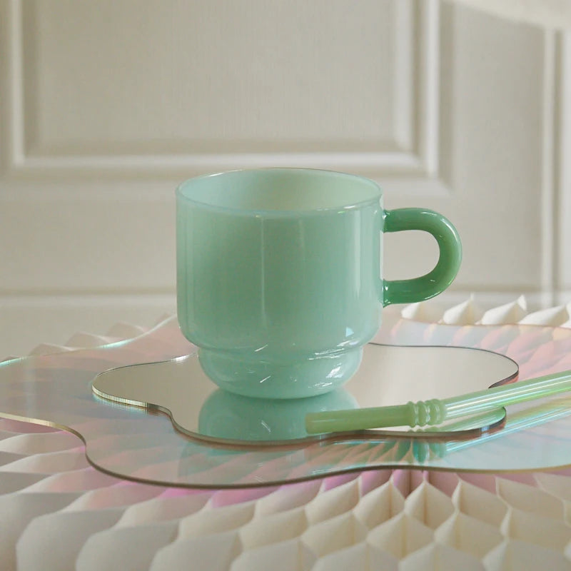 Jade Glass Borosilicate Mug