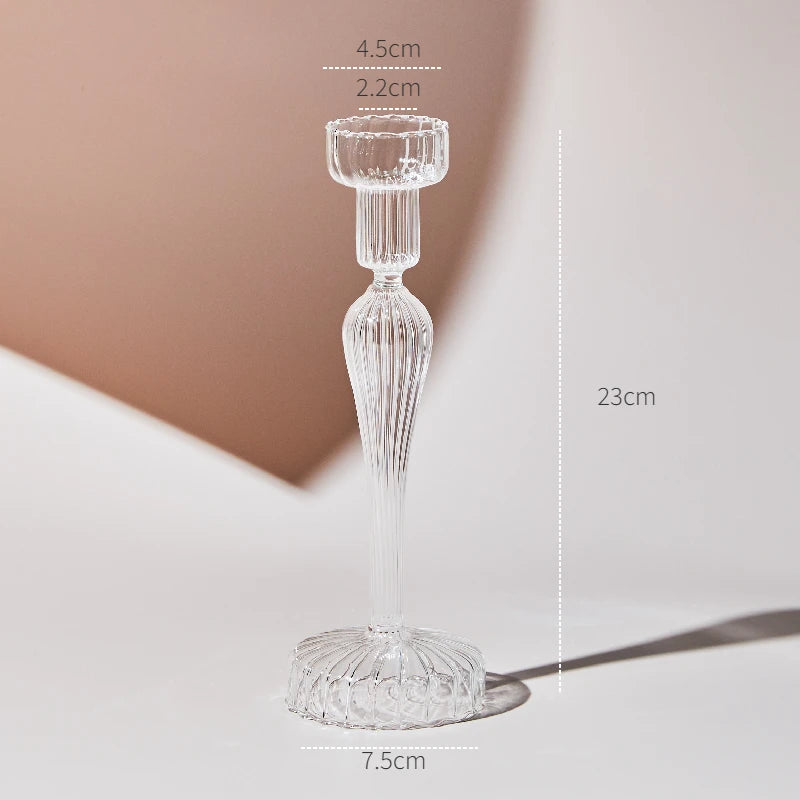 Modern Nordic Glass Candle Holder