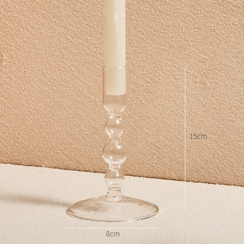 Modern Nordic Glass Candle Holder