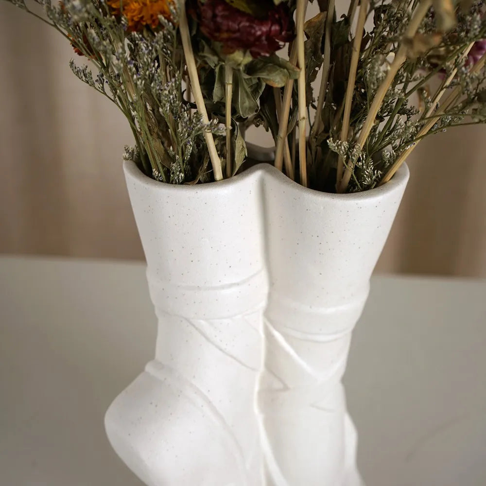 Ballerina Dance Shoe Vase