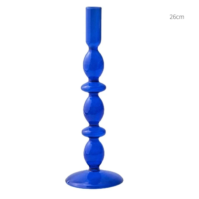Glass Taper Candle Holder