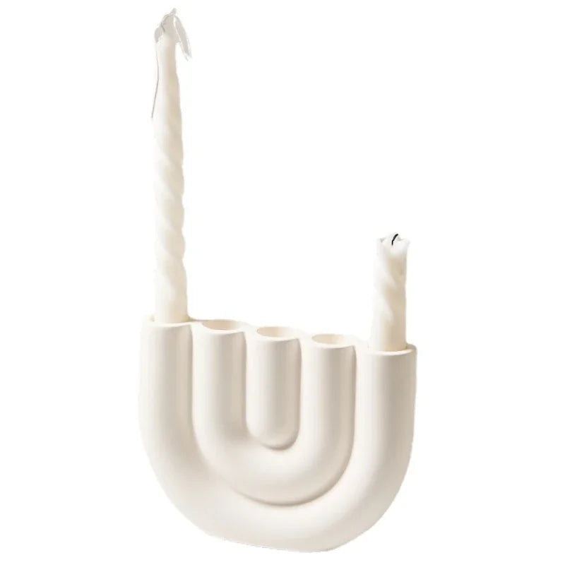 Ceramic Candlestick Holder