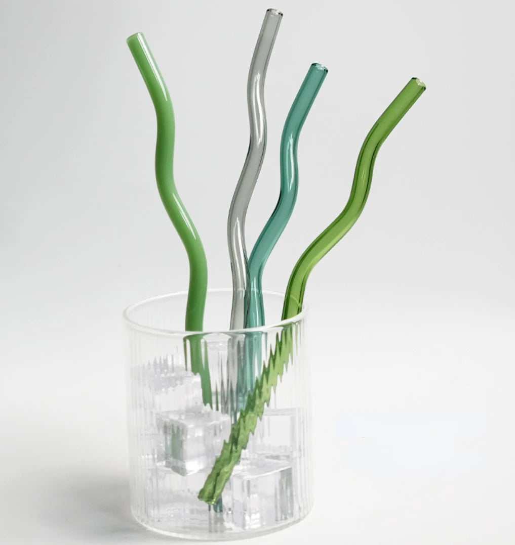 Artistry Twist Glass Straws