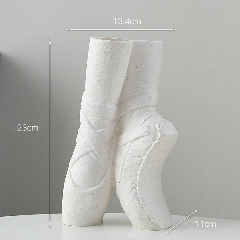 Ballerina Dance Shoe Vase