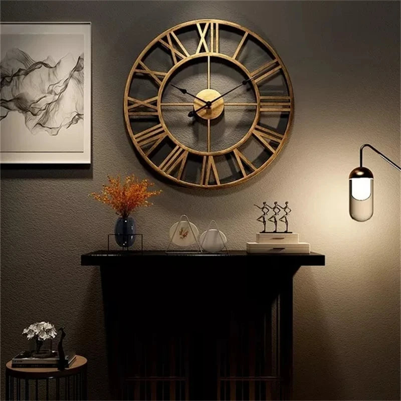 Modern 3D Roman Numerals Wall Clock