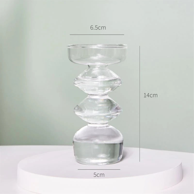 Modern Nordic Glass Candle Holder