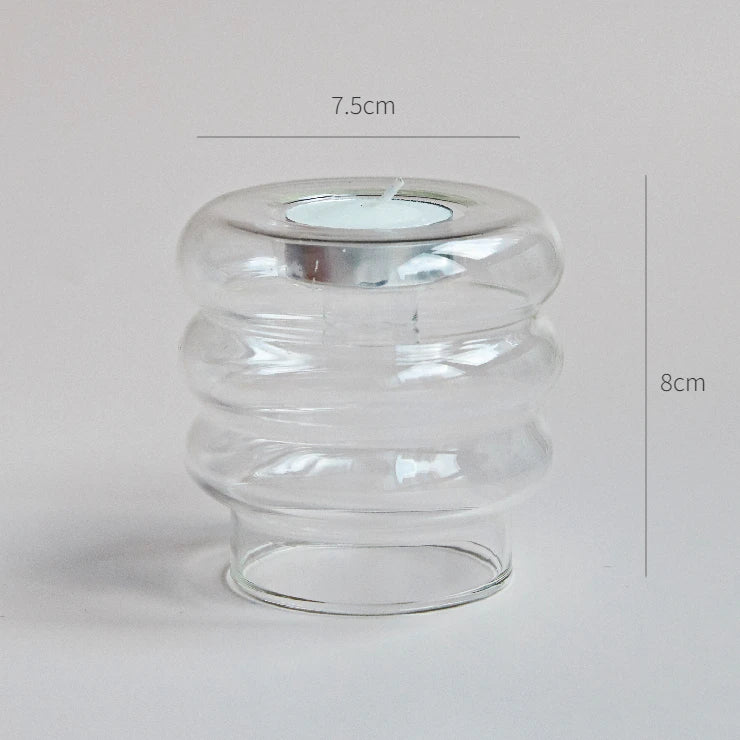 Modern Nordic Glass Candle Holder