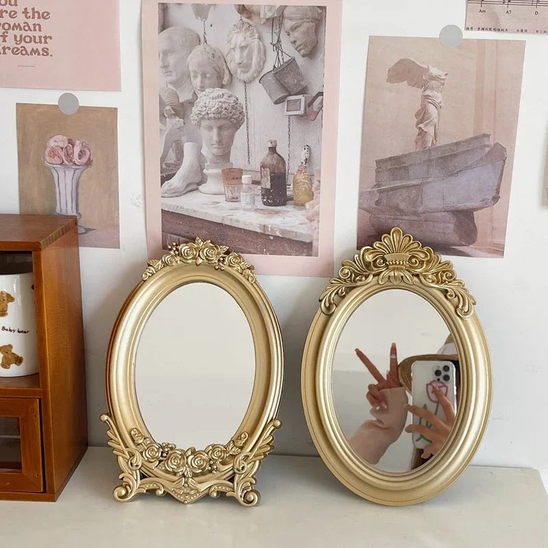Rustic French Carved Mirror