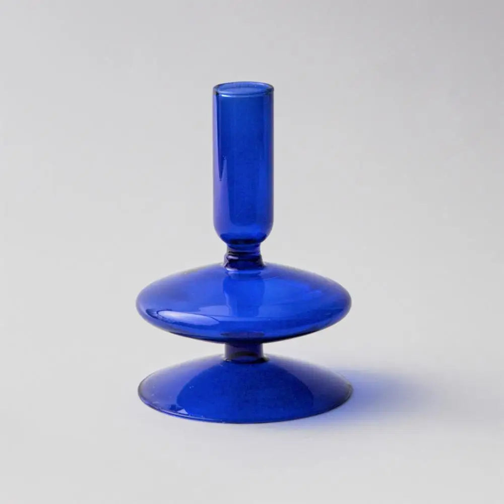 Glass Taper Candle Holder