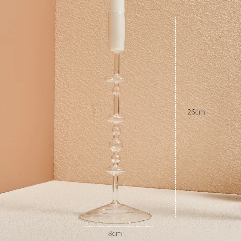 Modern Nordic Glass Candle Holder