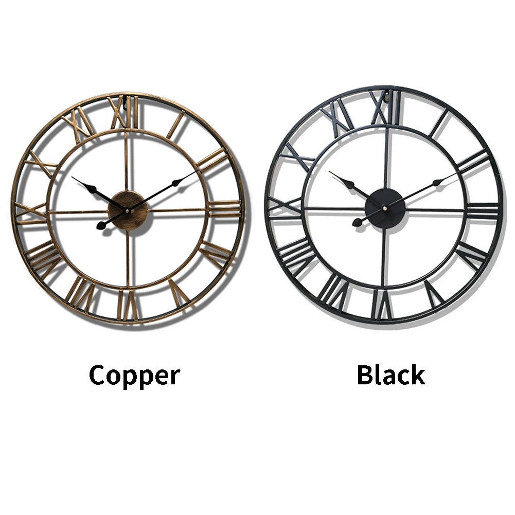 Modern 3D Roman Numerals Wall Clock