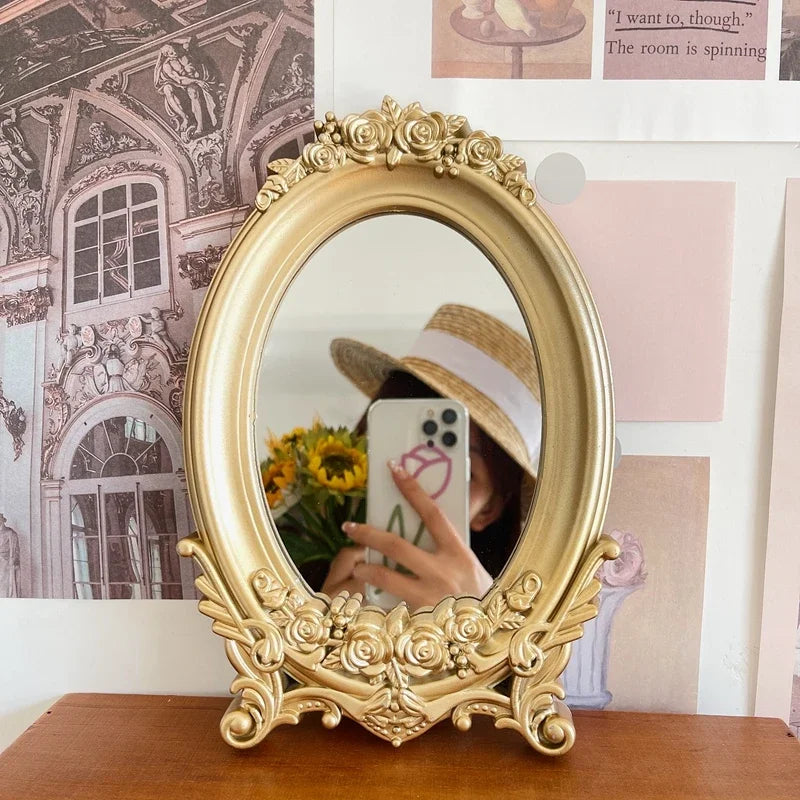 Rustic French Carved Mirror