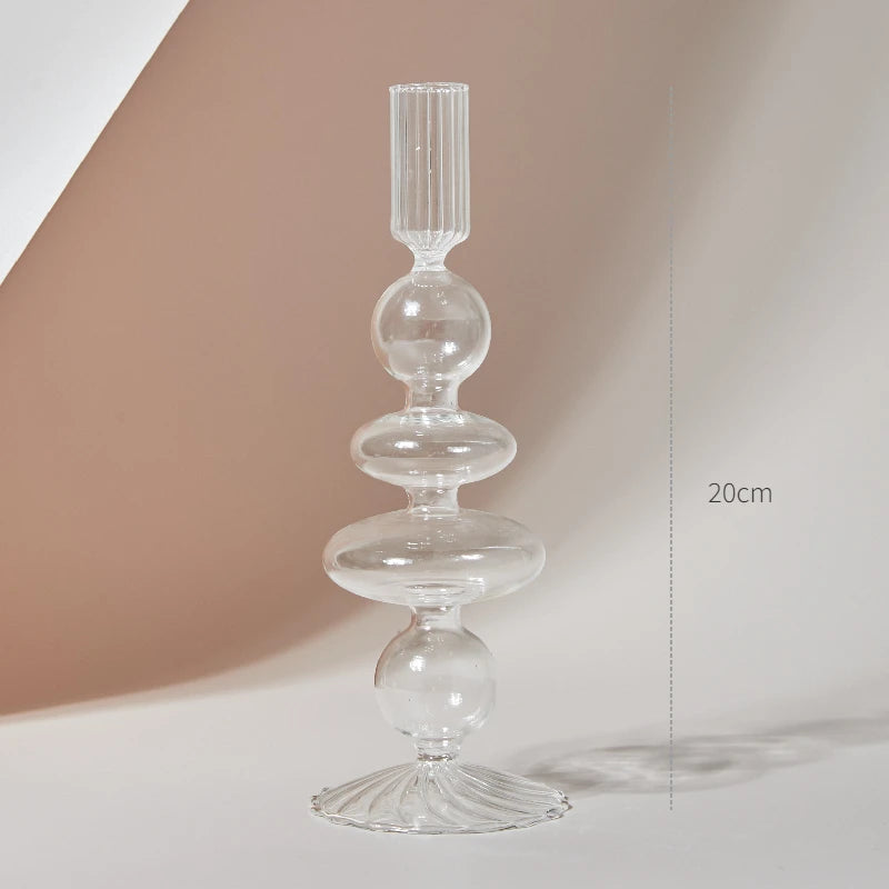 Modern Nordic Glass Candle Holder