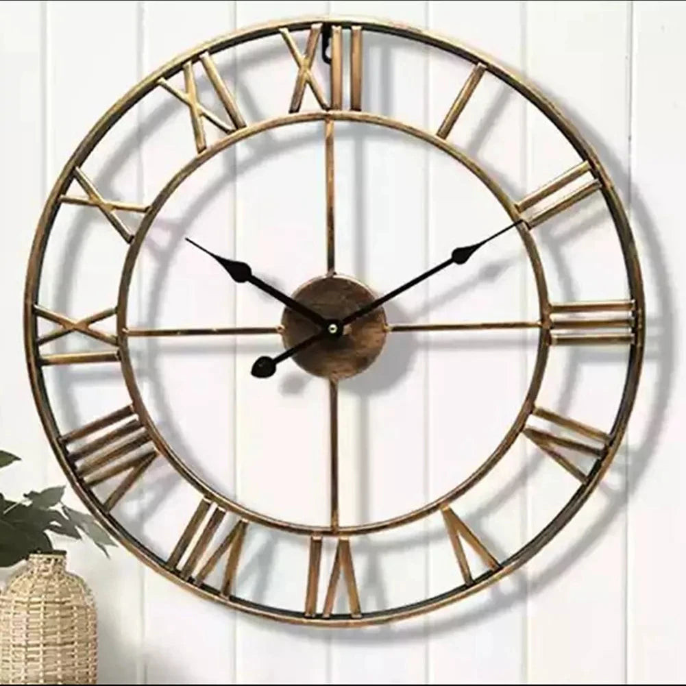 Modern 3D Roman Numerals Wall Clock