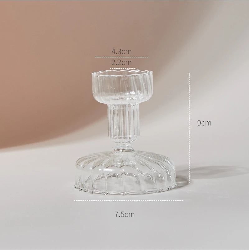 Modern Nordic Glass Candle Holder