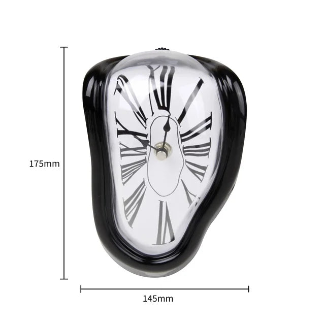 Surrealistic Melting Wall Clock - Dali-Inspired
