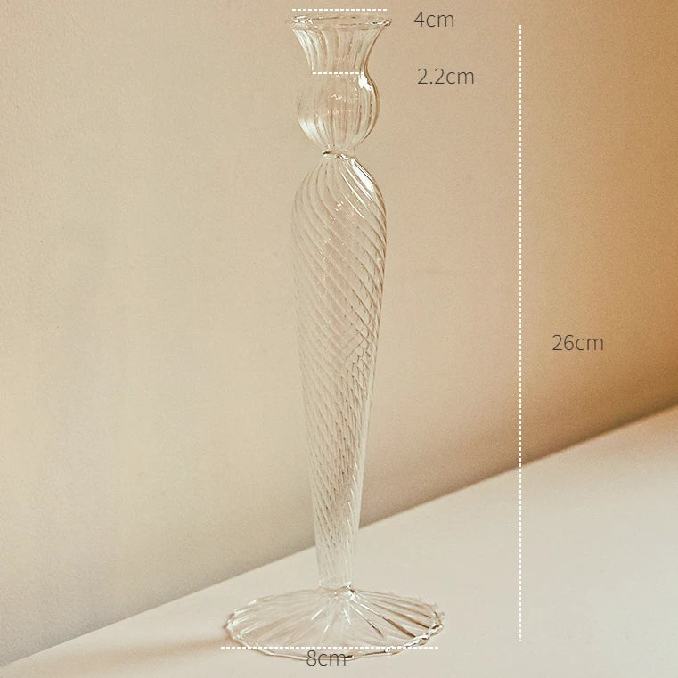 Modern Nordic Glass Candle Holder