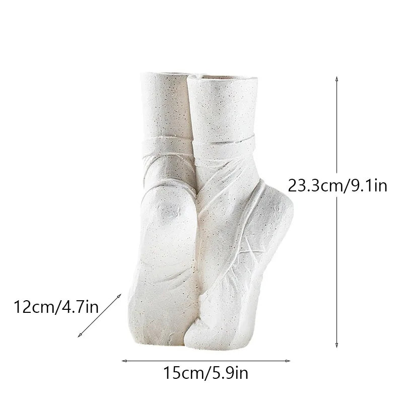 Ballerina Dance Shoe Vase