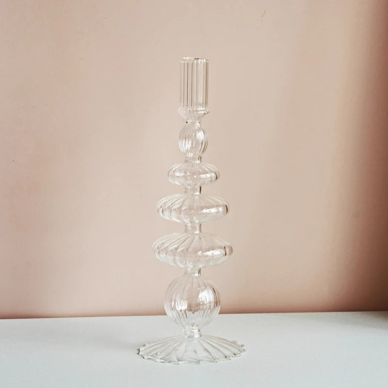 Modern Nordic Glass Candle Holder