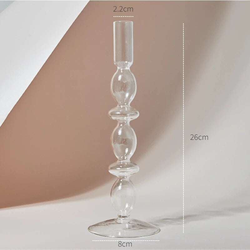 Modern Nordic Glass Candle Holder