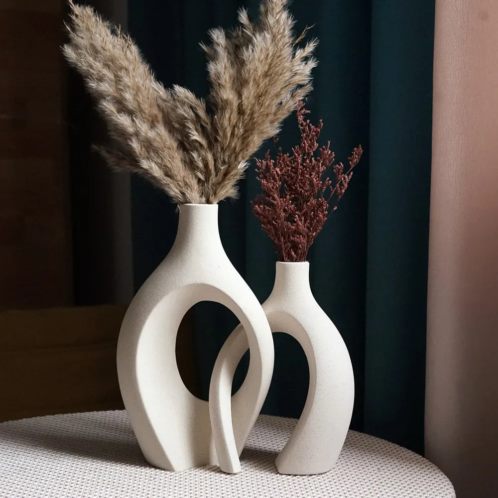 Large Luxury Ceramic Vase Set