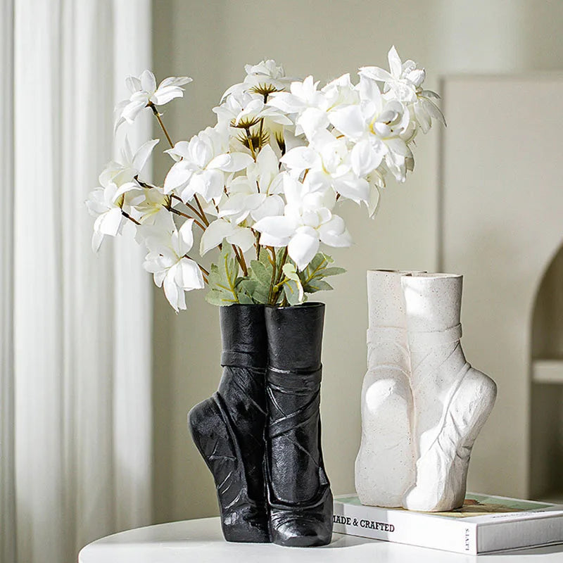 Ballerina Dance Shoe Vase