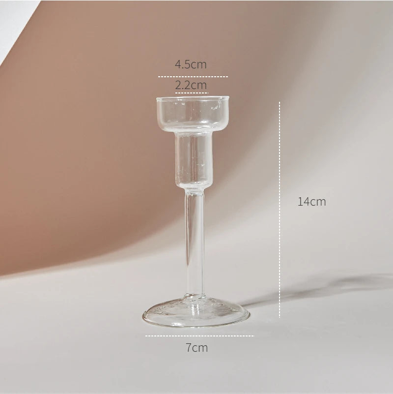 Modern Nordic Glass Candle Holder