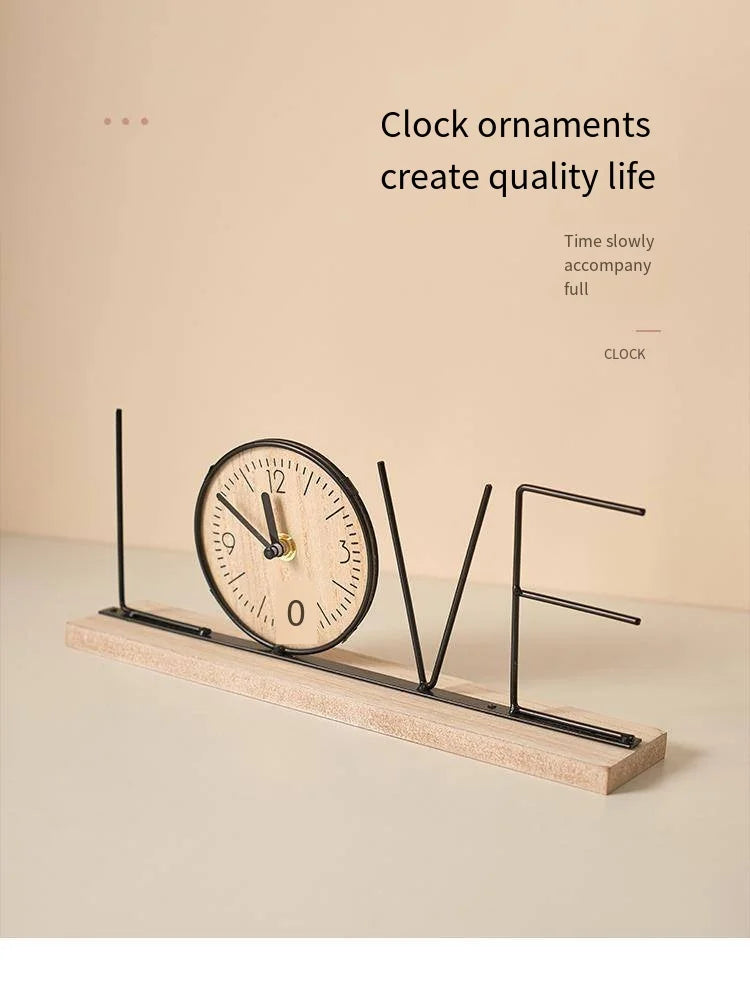 European Creative Desk Clock