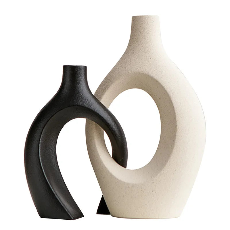 Large Luxury Ceramic Vase Set