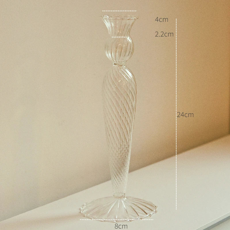 Modern Nordic Glass Candle Holder
