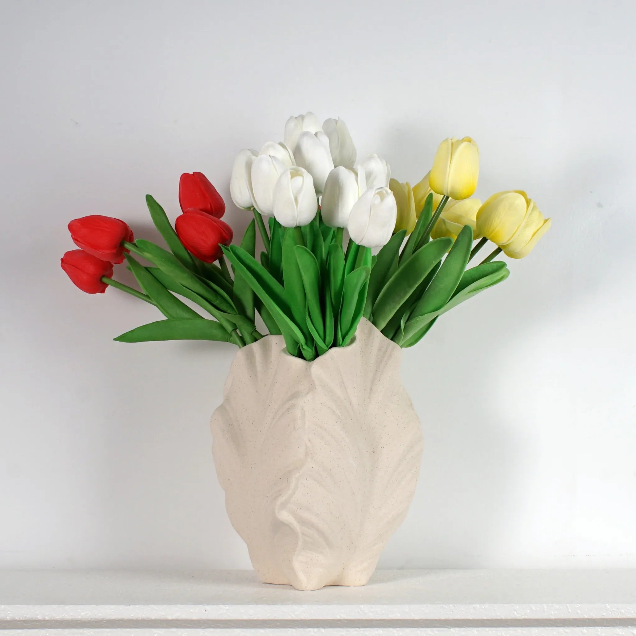 Irregular Ceramic Vase for Pampas Grass