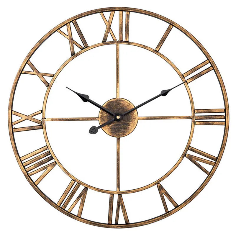 Modern 3D Roman Numerals Wall Clock