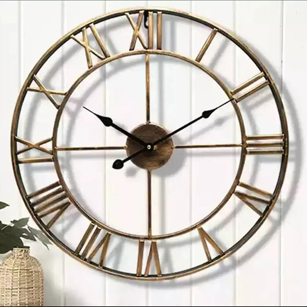 Modern 3D Roman Numerals Wall Clock