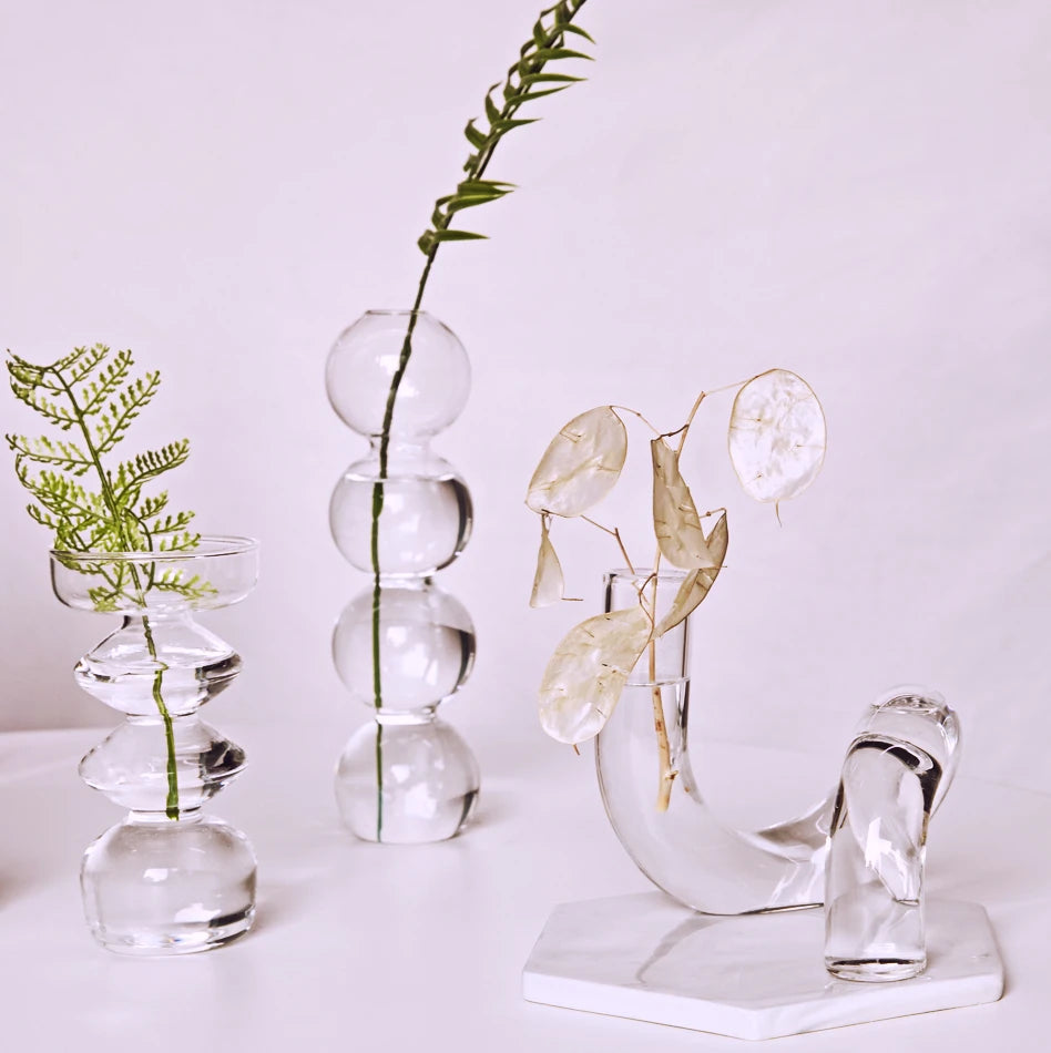 Modern Nordic Glass Candle Holder