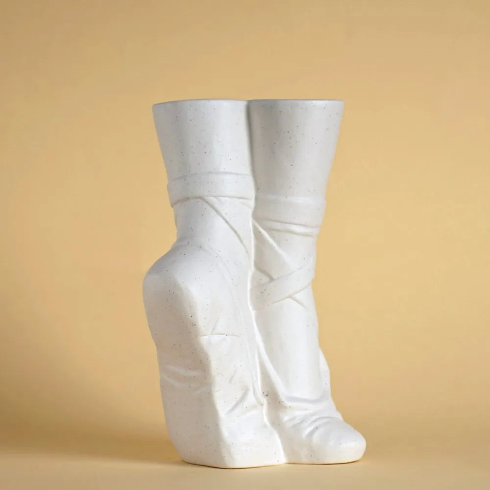 Ballerina Dance Shoe Vase