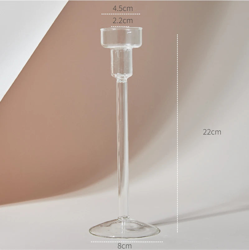 Modern Nordic Glass Candle Holder
